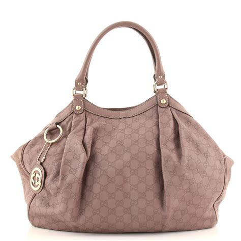 gucci sukey large leather|Brown Guccissima Sukey Handbag Large QFB1FHYL05003.